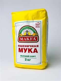 Мука Макфа высший сорт 2кг - фото 11285