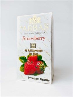 Чай Al-Abbas Strawberry 25 пакетиков - фото 12423