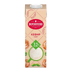 Кефир Вкуснотеево  3,2% 900г - фото 14025