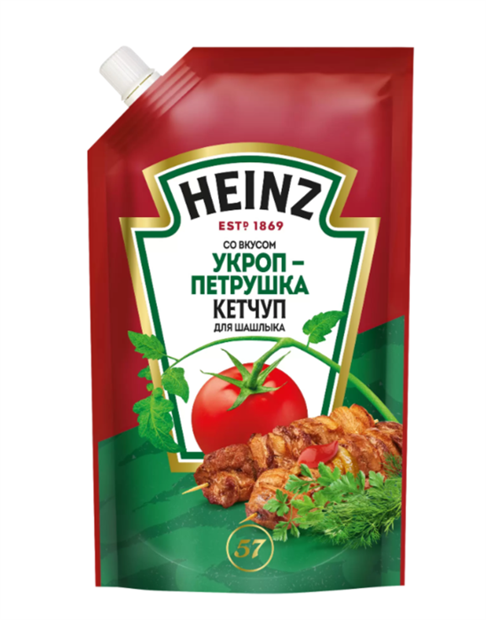 Кетчуп Heinz Укроп-Петрушка для шашлыка 320 г - фото 16729