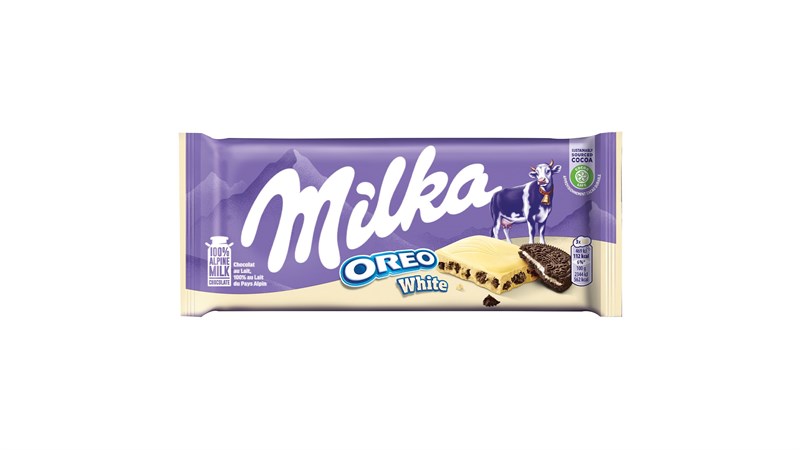 Шоколад Милка Oreo White 100гр - фото 17209