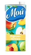 Сок Мой Персик-яблоко нектар 0,95л