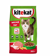 Корм сухой Kitekat Мясной пир  800г