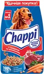 Корм сухой Chappi для взрослых собак, мясное изобилие, 2,5кг