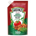 Кетчуп Heinz томатный со вкусом Укроп-Петрушка, 320г