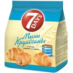 Мини Круассаны 7DAYS c кремом со вкусом "вареная сгущенка" 265г