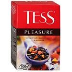 Чай черный Tess pleasure с шиповником и яблоком 200г