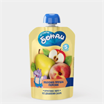 Пюре фруктовое "Яблоко, груша и персик" "Бегемотик Бонди", 90 г 35033